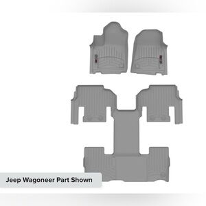 2022 Jeep Wagoneer WeatherTech Floor Mats - 1st 2nd & 3rd row.